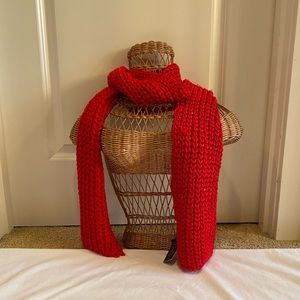NWT Noelle Red Scarf with Sequin